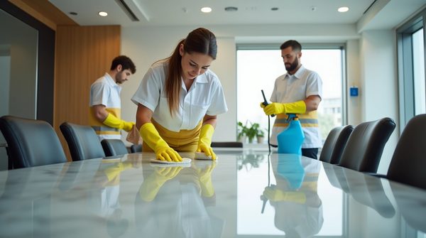 Services de nettoyage professionnels : qualité et rapidité